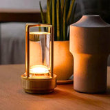 Carvallo – Kristallbordslampa med trådlös funktionalitet Carvallo