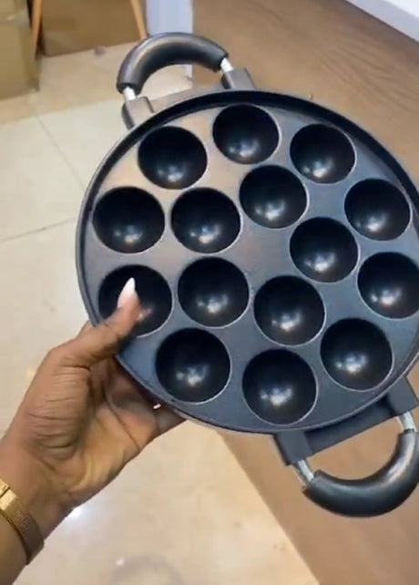 Non-stick Takoyaki-panna – Gjuten aluminiumkulform för japanska snacks och cake pops MILA Sverige