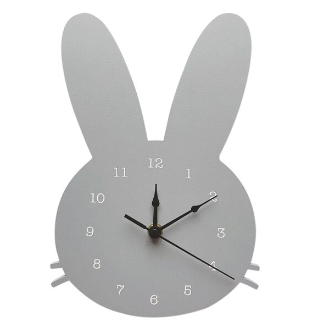 NordicBunny - Barn väggklocka Carvallo