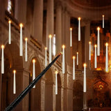 Svävande LED-Ljus med Trollstav Fjärrkontroll | Flamlösa Hängande Dekorationsljus för Jul, Halloween & Bröllop-Inomhusbelysning-BB-Hemnix