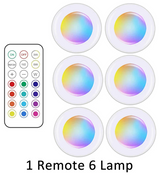 Trådlös RGB-LED-bakgrundslist Carvallo