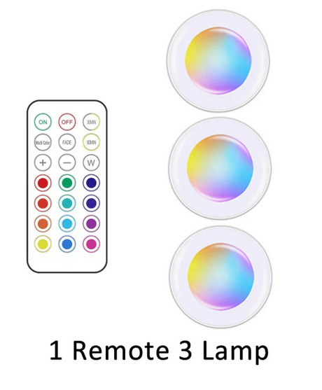 Trådlös RGB-LED-bakgrundslist Carvallo