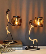 Vintage-inspirerad ljusstake Carvallo