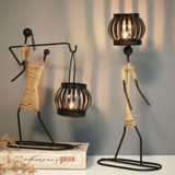 Vintage-inspirerad ljusstake Carvallo