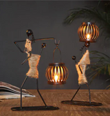 Vintage-inspirerad ljusstake Carvallo