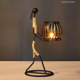 Vintage-inspirerad ljusstake Carvallo
