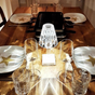 Acryln glass kristall bordlampa Carvallo