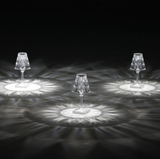 Acryln glass kristall bordlampa Carvallo