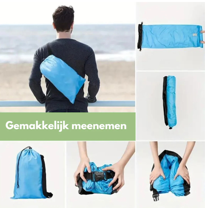 Luftfylld liggsoffa för på resande fot Carvallo