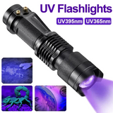UV-LED-ficklampa – Ultraviolet belysning för fläckdetektering och husdjursurin-detektering Carvallo