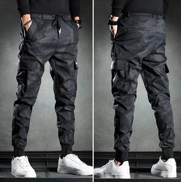 Herrbyxor Slim-Fit Polyester-Bomull för Formella och Avslappnade Tillfällen