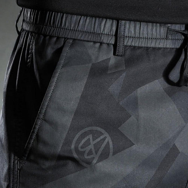 Herrbyxor Slim-Fit Polyester-Bomull för Formella och Avslappnade Tillfällen