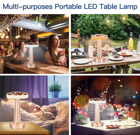 Tidlös Trådlös LED-Bordslampa Carvallo