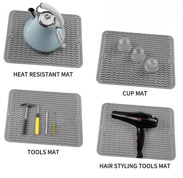 Hållbar silikon droppmatta - Universellt användbar och värmetålig Carvallo