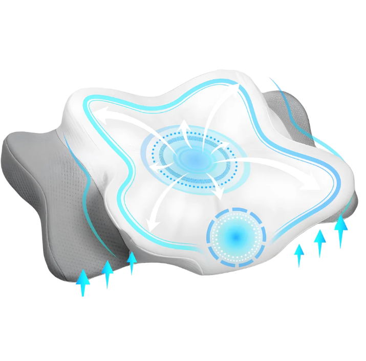 Ergonomiskt sovkudde med 3D-design Carvallo