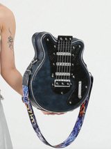 Rockstar - Vintage Retro Gitarr Crossbody Väska MILA Sverige