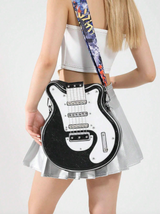 Rockstar - Vintage Retro Gitarr Crossbody Väska MILA Sverige