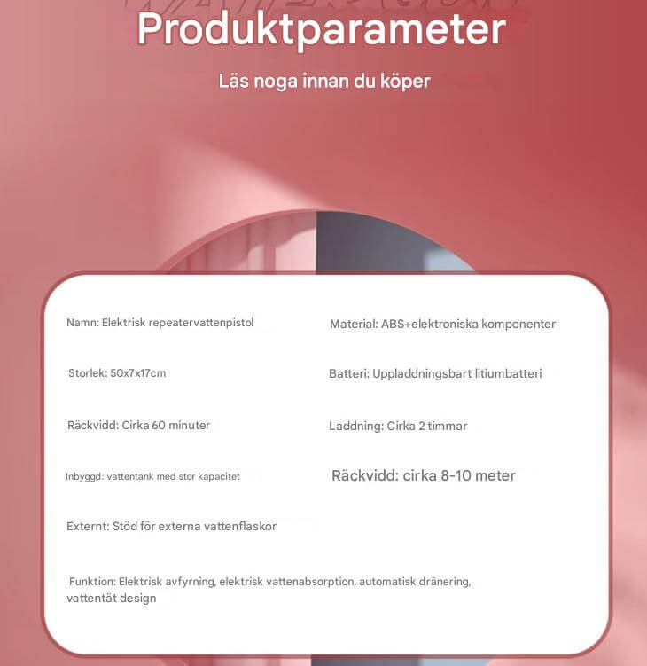 SplashForce – Automatisk Vattenkanon för Lek & Sommarspel | Elkraft, Lång Räckvidd och Massor av Action-Water Play Equipment-BB-Hemnix