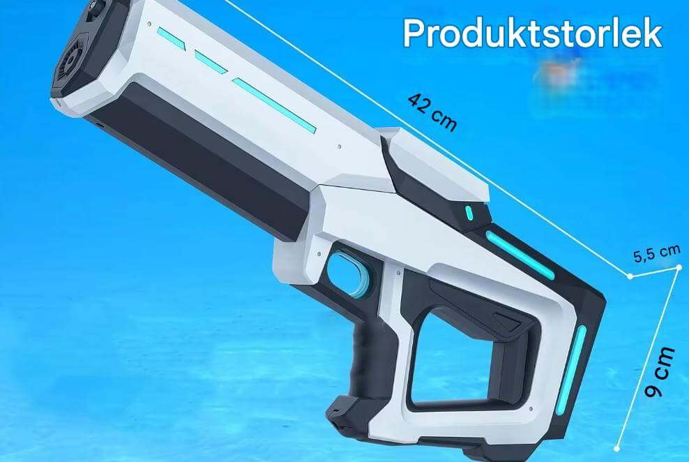 SplashForce – Automatisk Vattenkanon för Lek & Sommarspel | Elkraft, Lång Räckvidd och Massor av Action-Water Play Equipment-BB-Hemnix