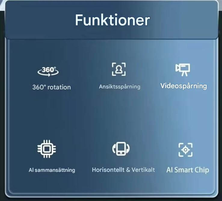 AiveloTrack – AI 360° Ansiktsspårande Mobilhållare | Handsfree-inspelning för Vloggar, Livesändningar & Videosamtal-Video Tripods-BB-Hemnix