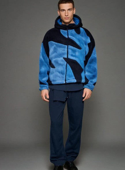 Herrjacka Vinter Lammull Med Dragkedja Hemnix