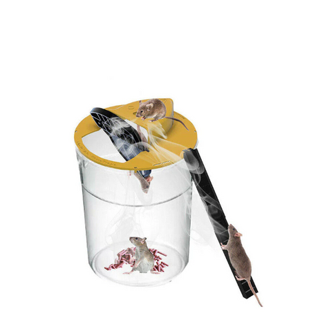 Självstängande musfälla med automatisk återställning Carvallo