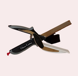 2-i-1 kökskniv  skärbräda Carvallo