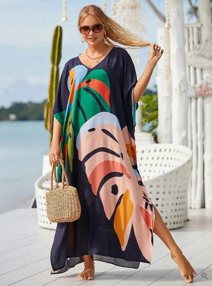 Kvinnors Lång Boho Klänning Grafiskt Regnbåge Polyester