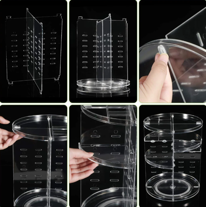 360° Rotating Make-up Storage Organizer Carvallo