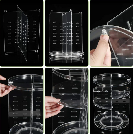 360° Rotating Make-up Storage Organizer Carvallo