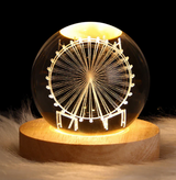 3D-Kristall-Stämningslampa Carvallo
