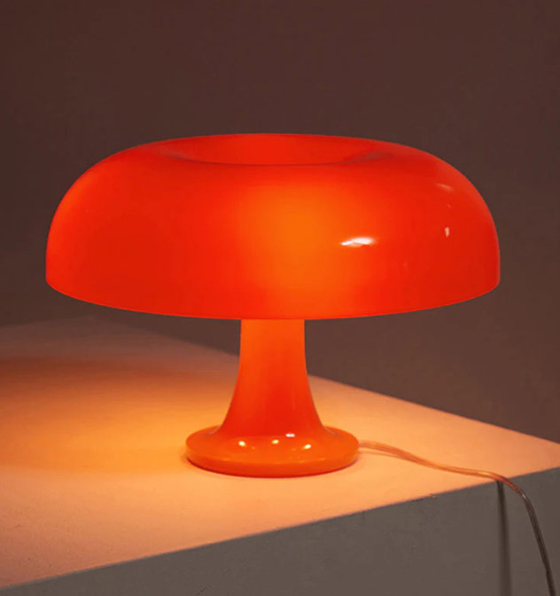 Modern Designer LED Mushroom Table Lamp – Minimalistic for Bedroom & Living Room Carvallo