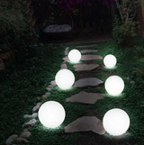 Rund trädgårdslampa Carvallo