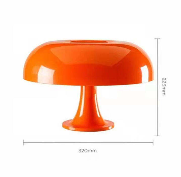 Modern Designer LED Mushroom Table Lamp – Minimalistic for Bedroom & Living Room Carvallo