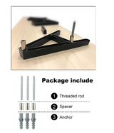 Husnummer Modern Svart Metall Flytande Stil Carvallo