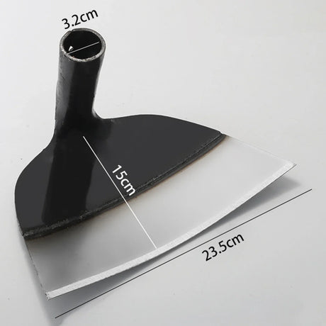 Carvallo Handhacka utan skaft | Högkvalitativ ogräshacka av kolstål | För rensning, jordlossa och grönsaksodling – Olika storlekar Carvallo