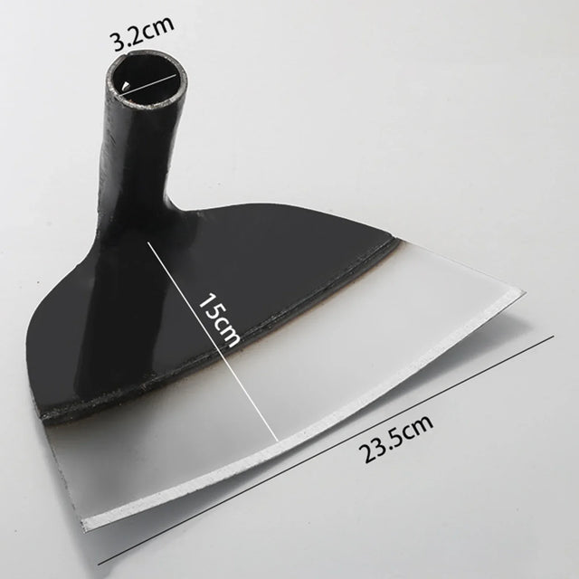 Carvallo Handhacka utan skaft | Högkvalitativ ogräshacka av kolstål | För rensning, jordlossa och grönsaksodling – Olika storlekar Carvallo