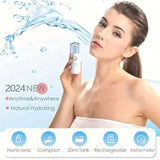 Carvallo MistyMini | Trådlös Nano-ansiktsångare | 30 ml | Bärbar & Laddningsbar Carvallo