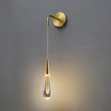 Elegant Crystal Drops LED Vägglampa för Tidlös Heminredning Carvallo