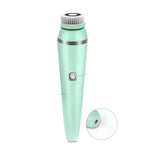 Carvallo 4-i-1 Ansiktsrengöringsborste | Sonic-teknologi & Massage | Vattentät IPX6 | Uppladdningsbar & inkl. 4 borsthuvuden Carvallo