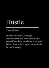 Success & Focus – Minimalistisk Motivationsposter på Canvas Hemnix