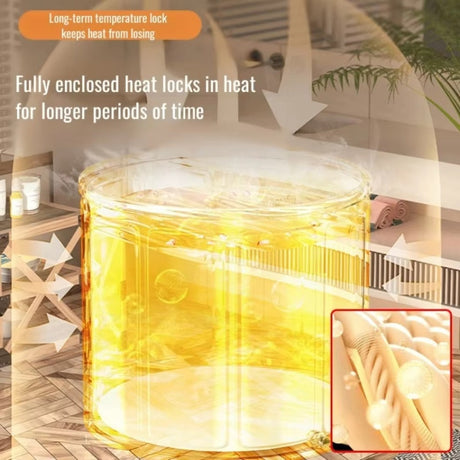 Bärbar Fällbar Badkar – Kompakt & Bekväm Spa Badkar för Hemmet Användning Carvallo