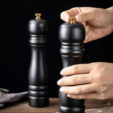 Salt- och pepparkvarnset – Manuell kryddkvarn i trä med keramiskt malsystem & justerbar malgrad Carvallo