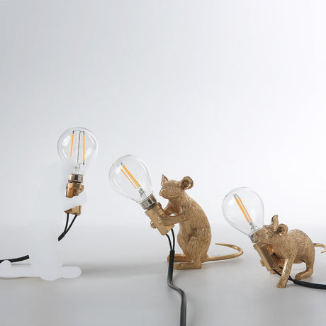 Söt mus bordslampa-Lights-Hemnix-Set guld-Hemnix