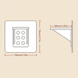 Carvallo ClipPro | Stark dubbelstång | Utan borrning | För skåp & hyllor Carvallo