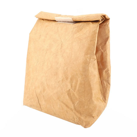 Carvallo Lunchbag | Isolerad & Vattentät Matväska | Av miljövänligt papermaterial | För Skola, Kontor & Picknick Carvallo