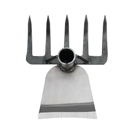 Carvallo Trädgårdsrake & Hacka | 2-i-1 Ogräsborttagare | Tung belastning | För rabatter & gräskötsel Carvallo