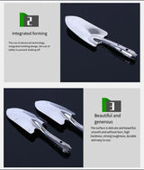 Carvallo Trädgårdsspade i rostfritt stål | Liten handspade för blomjord och planteringsarbete | Idealisk för suckulenter, krukor och trädgårdsarbete Carvallo