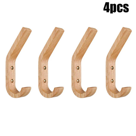 Carvallo Set Naturivo | 2/4 stück | Väggmonterad & Dekorativ | Massivträ | För jackor, nycklar, väskor & accessoarer Carvallo