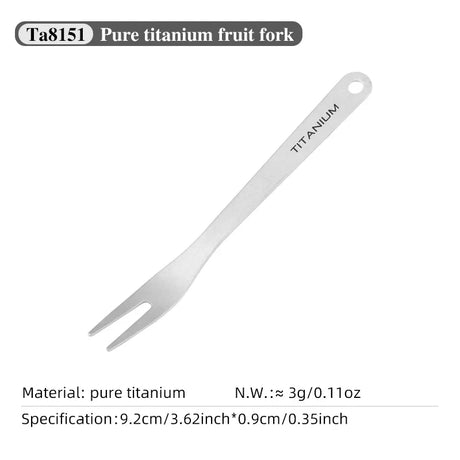 Carvallo Titan-fruktgafflar | Ultralätt & Återanvändbar | Dessert-, tårta- & salladsgaffel för camping, hem & gastronomi Carvallo